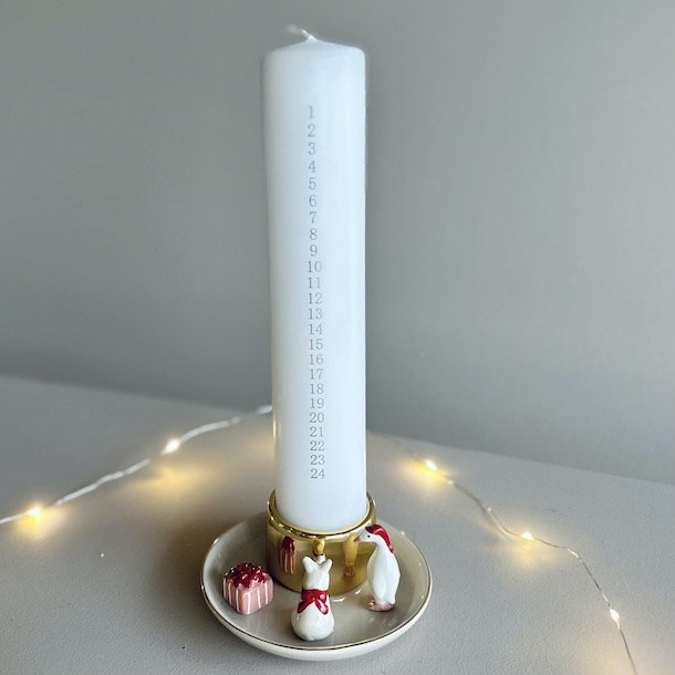 Julelysestage til bloklys