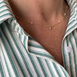 Halsde BRAZIL forgyldt slv