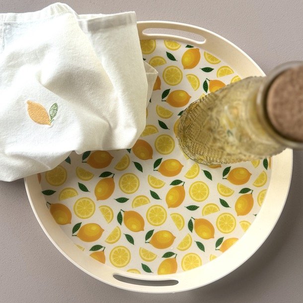 Bakke citron picnic Dia. 34,50 cm