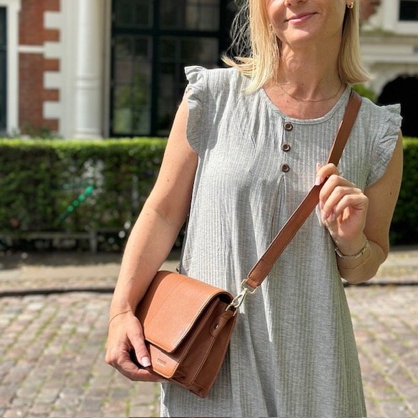 Sommer kjole rib viskose str. M-XXL