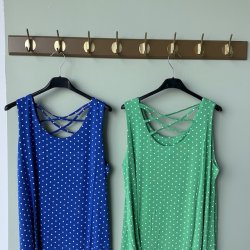 Strandkjole dot viskose