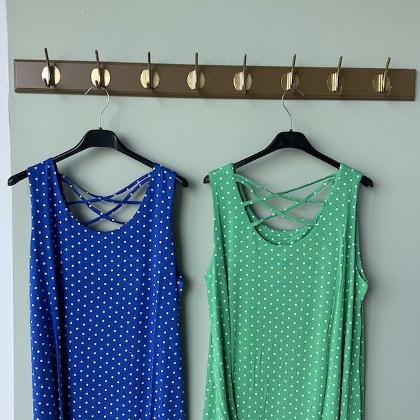 Strandkjole dot viskose