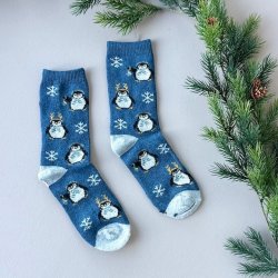 Uldstrmpe pingvin str 35-40