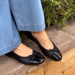 Ballerina BIBI sort skind 