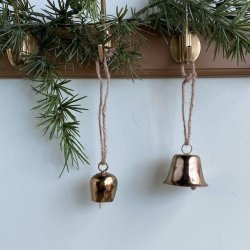 Klokke  metal Antik gold