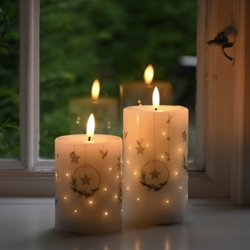 LED lys lux jul 2 stk