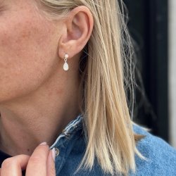 restikker CELESTIA PEARL DROP Sterling slv