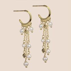 restik creol WENDY m. kde og perler forgyldt