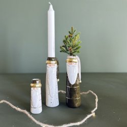 Vase julemand  D3,6x10,5cm keramik