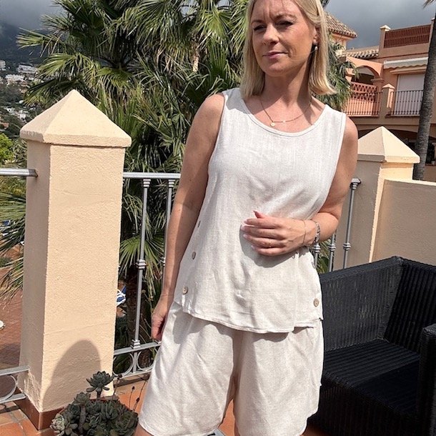 Top Kathie hr/bomuld str. M-XXL