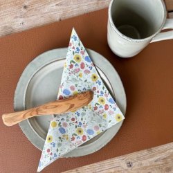 Serviet vilde blomster 3-lags papir 50 stk pr pakke