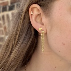 restikker DARLING SNAKE Forgyldt Slv