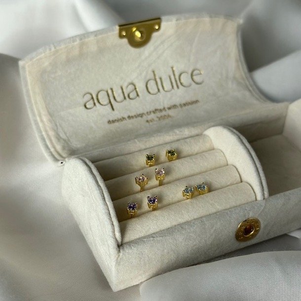 restikker KAYA BIG PASTEL forgyldt slv