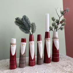 Vase julemand mellem Keramik