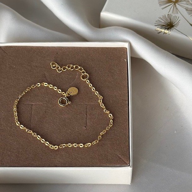 Armbnd FANCY Forgyldt Slv