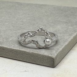 Fingerring Ezili sterling sv