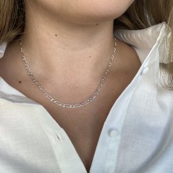 Halskde FIGARO ONE sterling Slv