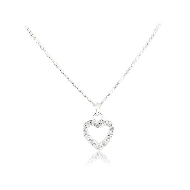 halskde hjerte SMALL TESSA  Slv