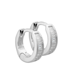 June hoops m. klar baguette slv