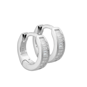 June hoops m. klar baguette slv