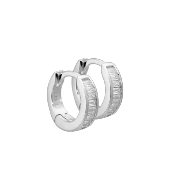 June hoops m. klar baguette slv