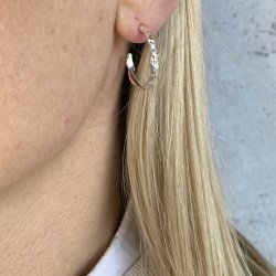 MILA restik creol 25 mm sterling slv