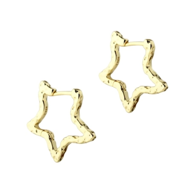 Hoops STELLA 25 mm Forgyldt slv