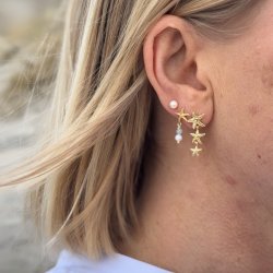 restikker STELLA LONG Forgyldt slv