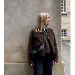 Jakke Sofia vandafvisende ruskind str. S-L 