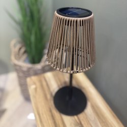 Bordlampe solar flet 30,5 cm h�j