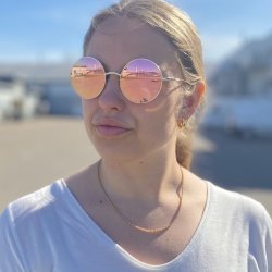 FOGGIA gold solbrille