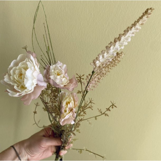 Markblomst creme-rosa 60cm