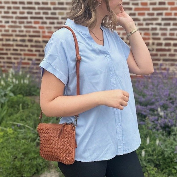 Sommer bluse bomuld str. str. L-3XL