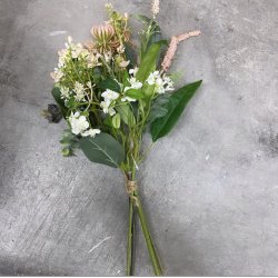 Blomster buket mix H 40 cm plastik