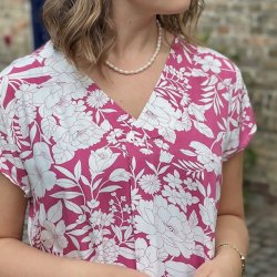 Sommer kjole med lille rme viskose str m-4xl