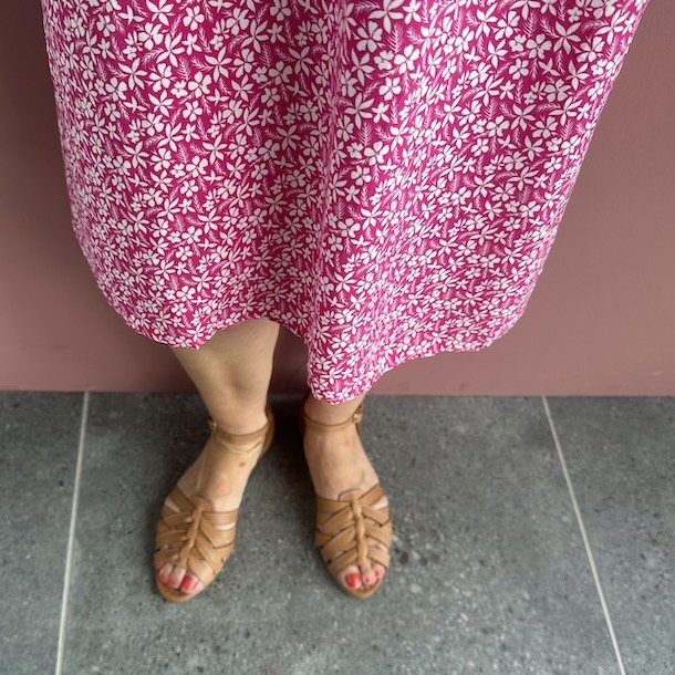 Blomster Kjole mini viskose