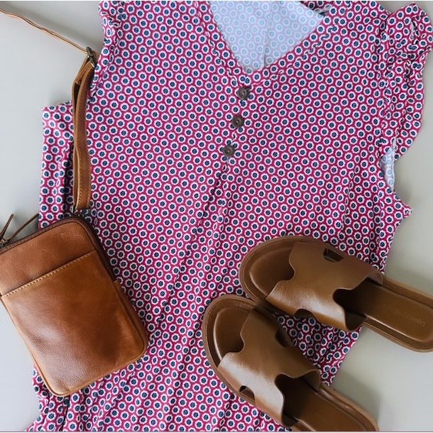 Strandkjole med lille flse rme str m-xxl