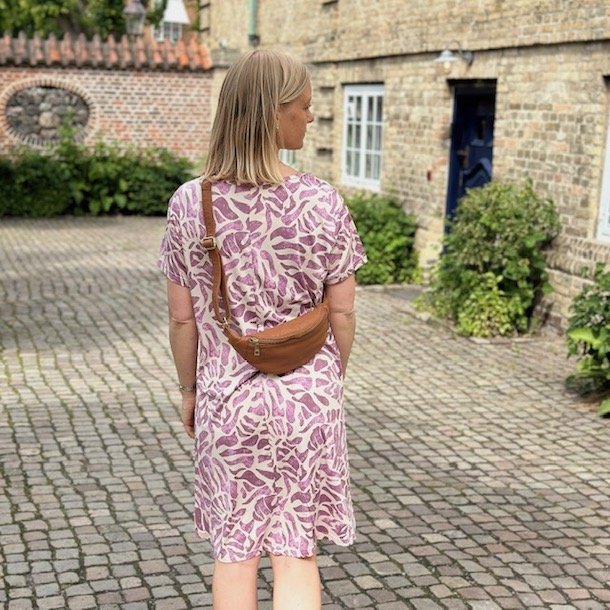 Strandkjole monstera str m-xxl