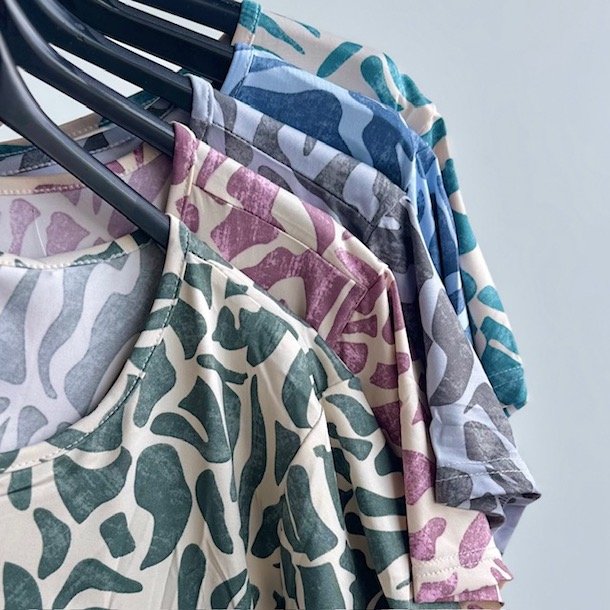 Strandkjole monstera str m-xxl