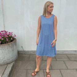 Strandkjole dot str m-xxl