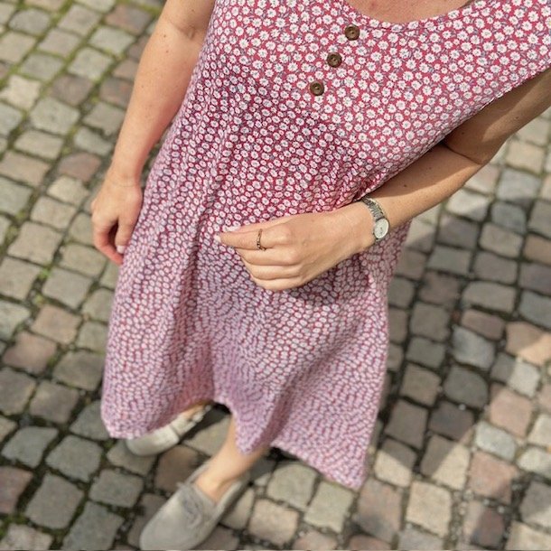 Sommer kjole marguerit str m-xxl