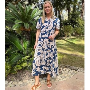 Skjortekjole emma viskose str. M-4XL