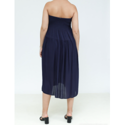 Nederdel / kjole med smock bomuld/viskose