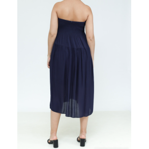 Nederdel / kjole med smock bomuld/viskose