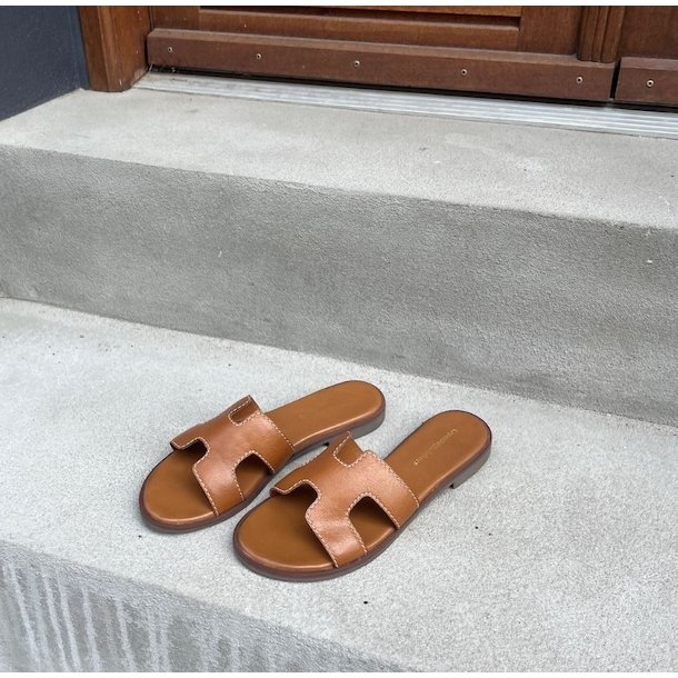 Sandaler ALL FOR LOVE cognac skind str. 37-41