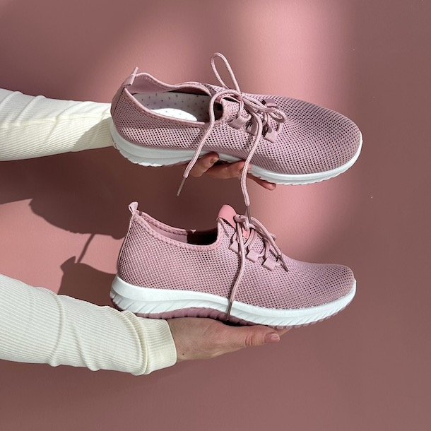 Modig tofu To grader Sommer sneakers rosa - Sommer sneakers - COW CONCEPT