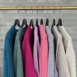 Fint strikket bluse zag - viskose m-xl