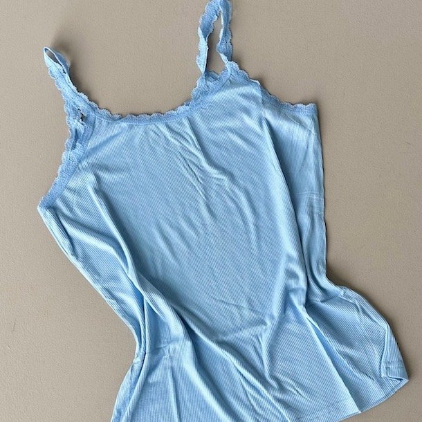 Strop top med blonde