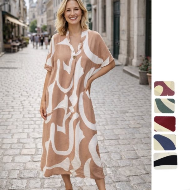 Sommerkjole Liva Str M - 4XL Viskose