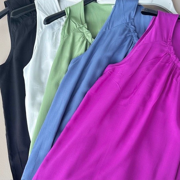 Sommer kjole viskose str. M-XXL